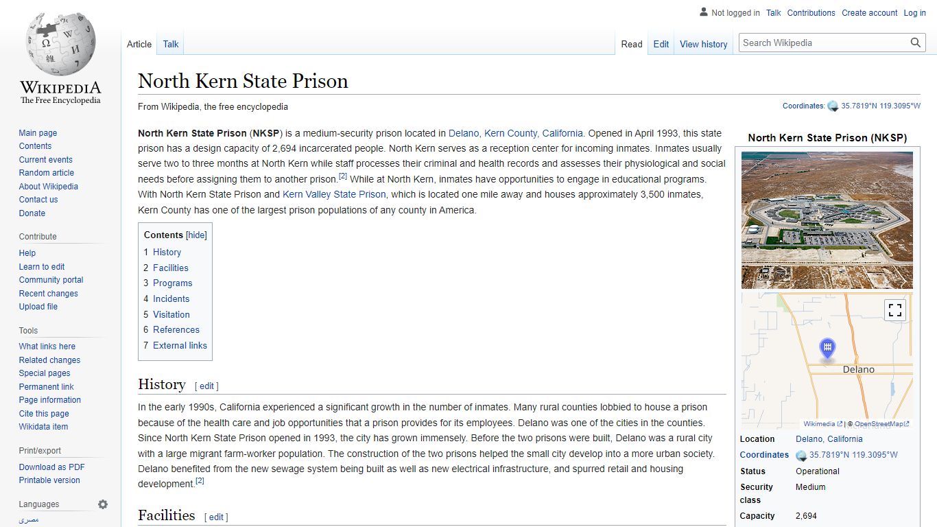 North Kern State Prison - Wikipedia